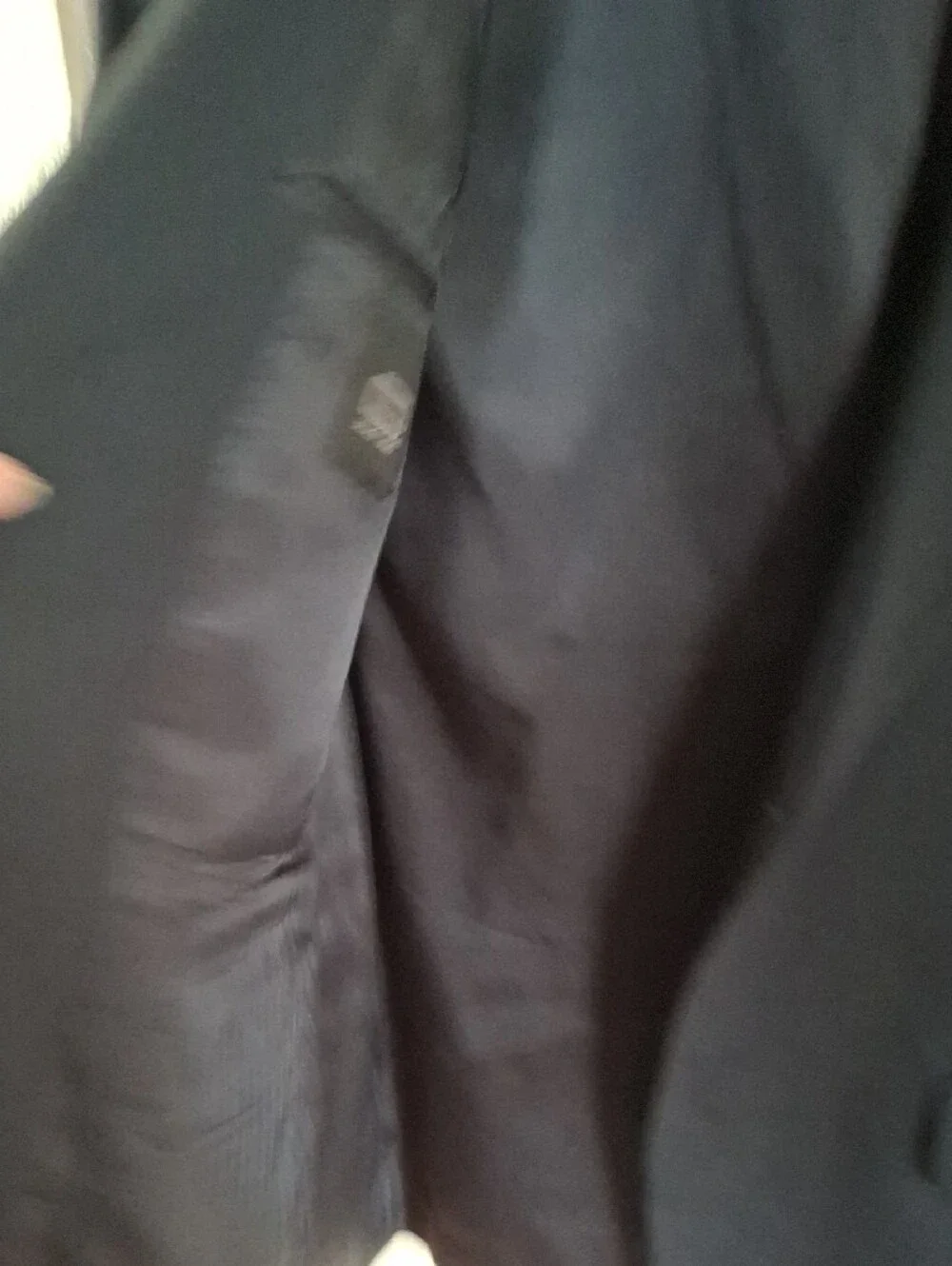Haggar Black Sport Coat with Gold Buttons